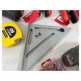 Assorted Tools, Hammers, Electrical Meter, Socket Trays, and More