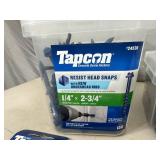New Tapcon Masonry Screws and Drill Bits