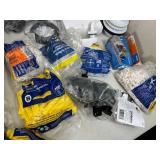 Tile Leveling Supplies, Electrical Wire Nuts, Screws, Hardware, Tile Spacers, Door Knob, and More