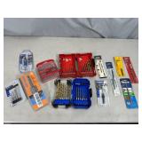 Assorted New and Used Drill Bits and Specialty Bits