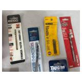 Assorted New and Used Drill Bits and Specialty Bits