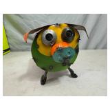 Recycled Metal Art Pig