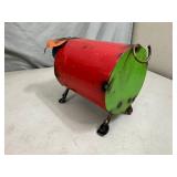 Recycled Metal Art Pig