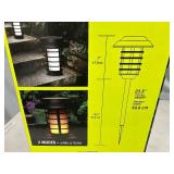 New Set of 4 Solar Landscaping Lights