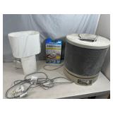 New Table Lamp, Cable Keeper, Pre-Owned Hepa Air Purifier