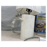 New Table Lamp, Cable Keeper, Pre-Owned Hepa Air Purifier