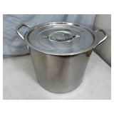 New 16 Quart Stainless Steel Stock Pot with Lid