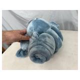 New Luxury Velvet Dog with Baby Blanket