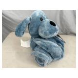 New Luxury Velvet Dog with Baby Blanket