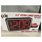 New Table Clock and Digital Clock with USB Charging