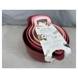 New 4 Piece Mixing Bowl Set