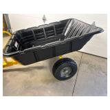 New Dewalt 800lb/10 Cu. Ft. Swivel/Dump Cart - Convertible to Tow/Wheelbarrow