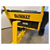 New Dewalt 800lb/10 Cu. Ft. Swivel/Dump Cart - Convertible to Tow/Wheelbarrow