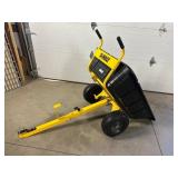 New Dewalt 800lb/10 Cu. Ft. Swivel/Dump Cart - Convertible to Tow/Wheelbarrow