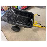 New Dewalt 800lb/10 Cu. Ft. Swivel/Dump Cart - Convertible to Tow/Wheelbarrow