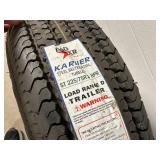 New Karrier Load Star Trailer Tire and Wheel - ST225/75R15`