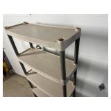 5 Tier Plano Plastic Utility Shelf