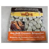 New Box of Ceramic Gas Grill Charcoal Substitute Briquettes