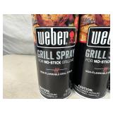 3 New Cans of Weber Grill Spray