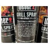 3 New Cans of Weber Grill Spray