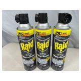 3 New Cans of Raid Wasp and Hornet Sprays