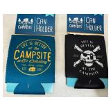 New Camping Themed Can Coolers and Magnetic Bottle Opener
