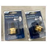 New RV / Camper Water Pressure Regulator and Blow Out Plugs