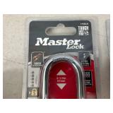 2 New Masterlock 4 Digit Combo Locks