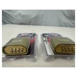 2 New Masterlock 4 Digit Combo Locks