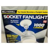 New Socket Fan Light with Remote