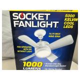 New Socket Fan Light with Remote