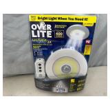 New Over Lite Remote Controlled / Motion Activated Light Fixture