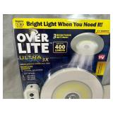 New Over Lite Remote Controlled / Motion Activated Light Fixture