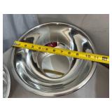 4 New Bene Casa Stainless Steel Mixing Bowls