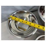 4 New Bene Casa Stainless Steel Mixing Bowls
