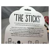 4 New "The Sticks" Hard Rubber Dog Toys