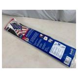 New 3 x 5 ft American Flag with Pole and Bracket