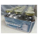 12 New Anchor Hocking Canning Jars - 1 Quart Regular Mouth