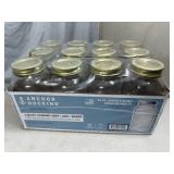 12 New Anchor Hocking Canning Jars - 1 Quart Regular Mouth