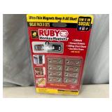 8 New Pairs of Ruby Monkey Magnets