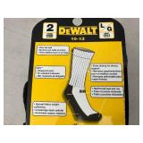 2 New Pairs of Dewalt Heavy Cotton Work Socks