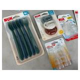 New NUK Brand Baby Items, Bottles, Utensils, and More