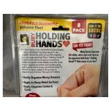 New 8 Pack of Ruby Holding Hands Magnetic Silicone Ties / Organizers
