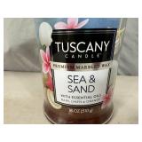 New 18 oz Tuscany Premium Candle with Essential Oils