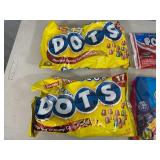 Assorted Candy, Dots, Fruit Chews, Tootsie Pops, Tootsie Rolls, and More
