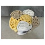 6 New "Big One" Wash Cloths