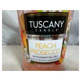 New 18 oz Tuscany Premium Candle with Essential Oils