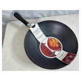 New 6.5 Quart Metal Wok Pan