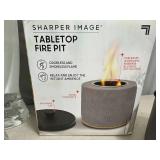 New Tabletop Alcohol Fueled Fire Pit and 6 Bottles of Alcohol Fuel