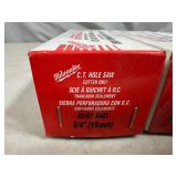 4 New Milwaukee Carbide Tooth Hole Saws - 4 Sizes